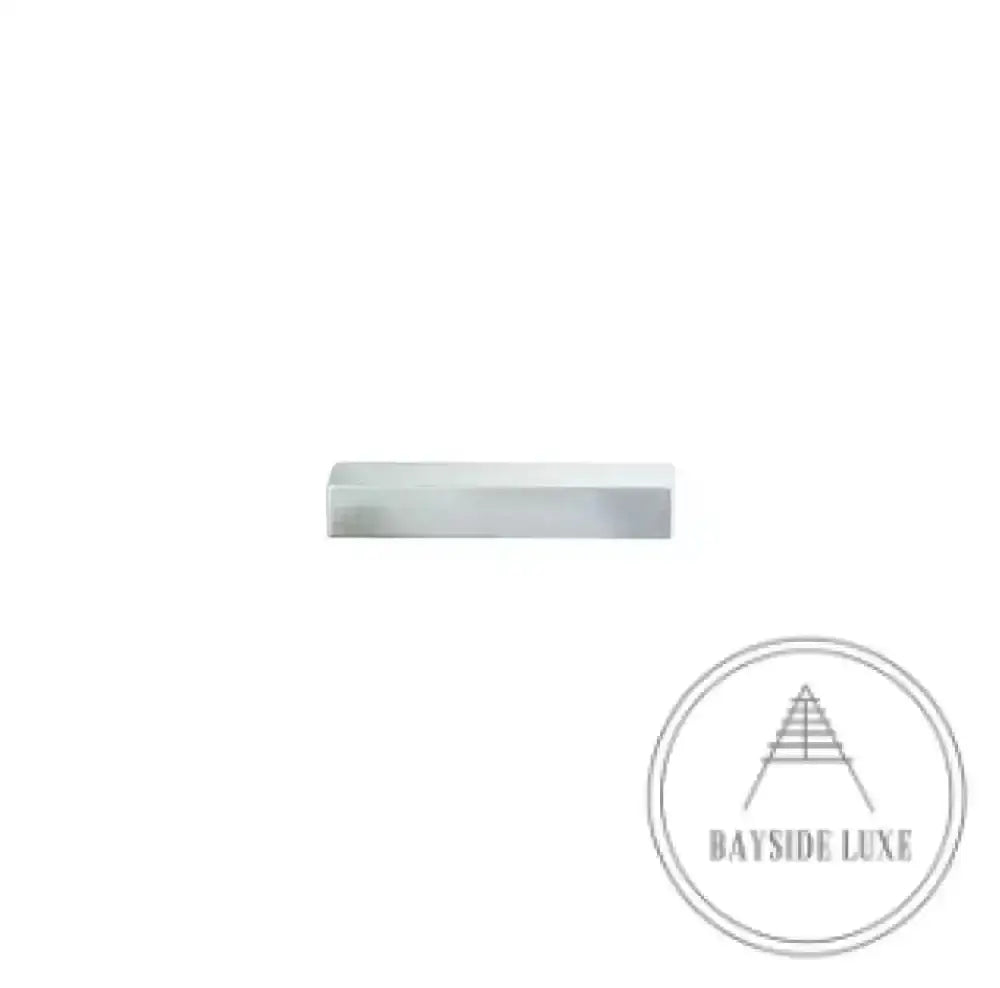 House Numbers and Letters Bayside Luxe - Brushed Silver Floating and Flush House Numbers - 125mm