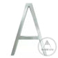 House Numbers and Letters Bayside Luxe - Brushed Silver Floating and Flush House Numbers - 125mm