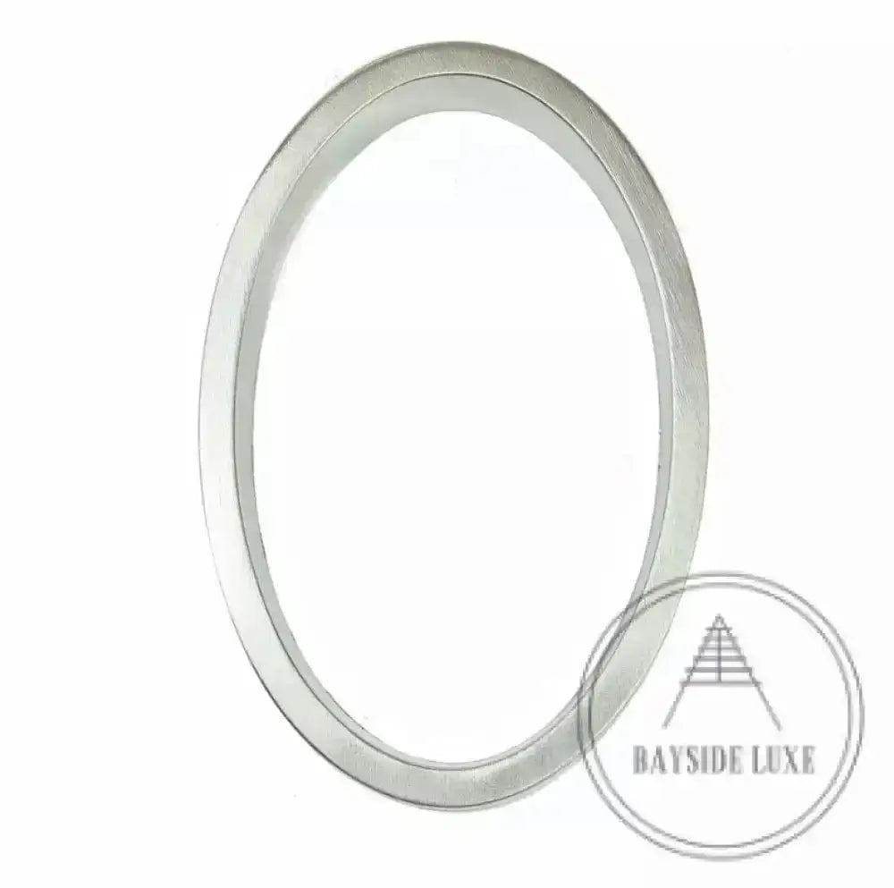 House Numbers and Letters Bayside Luxe - Brushed Silver Floating and Flush House Numbers - 125mm