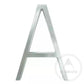 House Numbers and Letters Bayside Luxe - Brushed Silver Floating and Flush House Numbers - 125mm