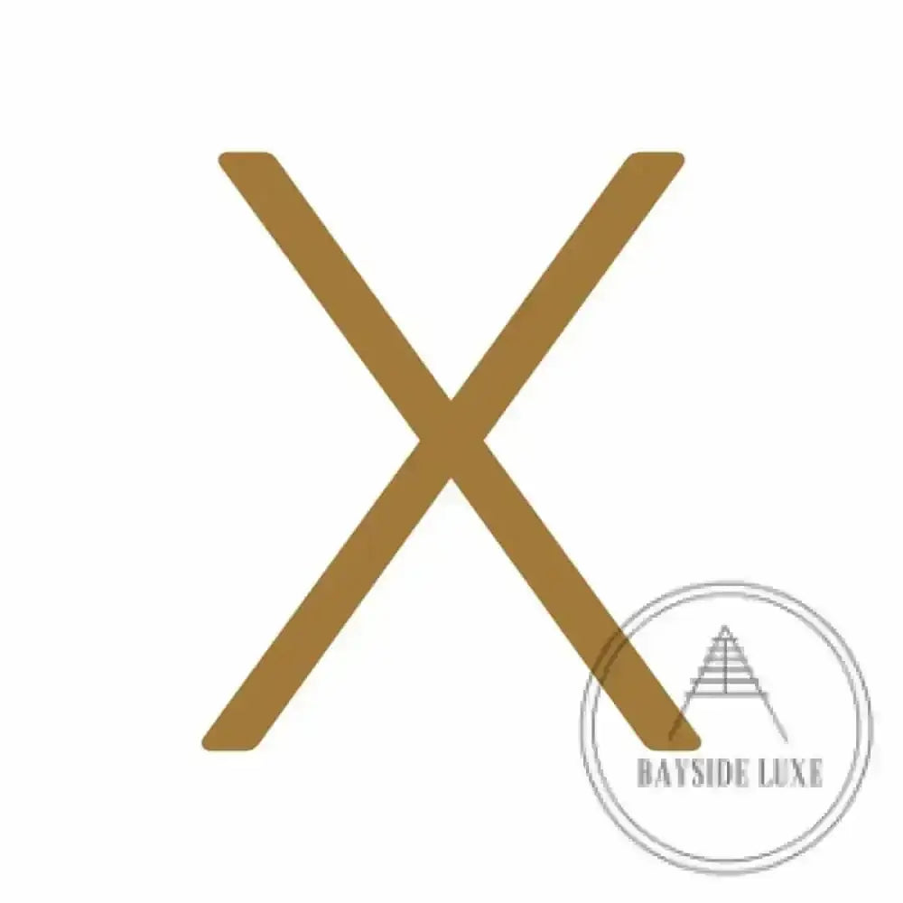 House Numbers and Letters Bayside Luxe Signage - Hammered Antique Brass Floating Numbers and Letters - Noosa 10cm