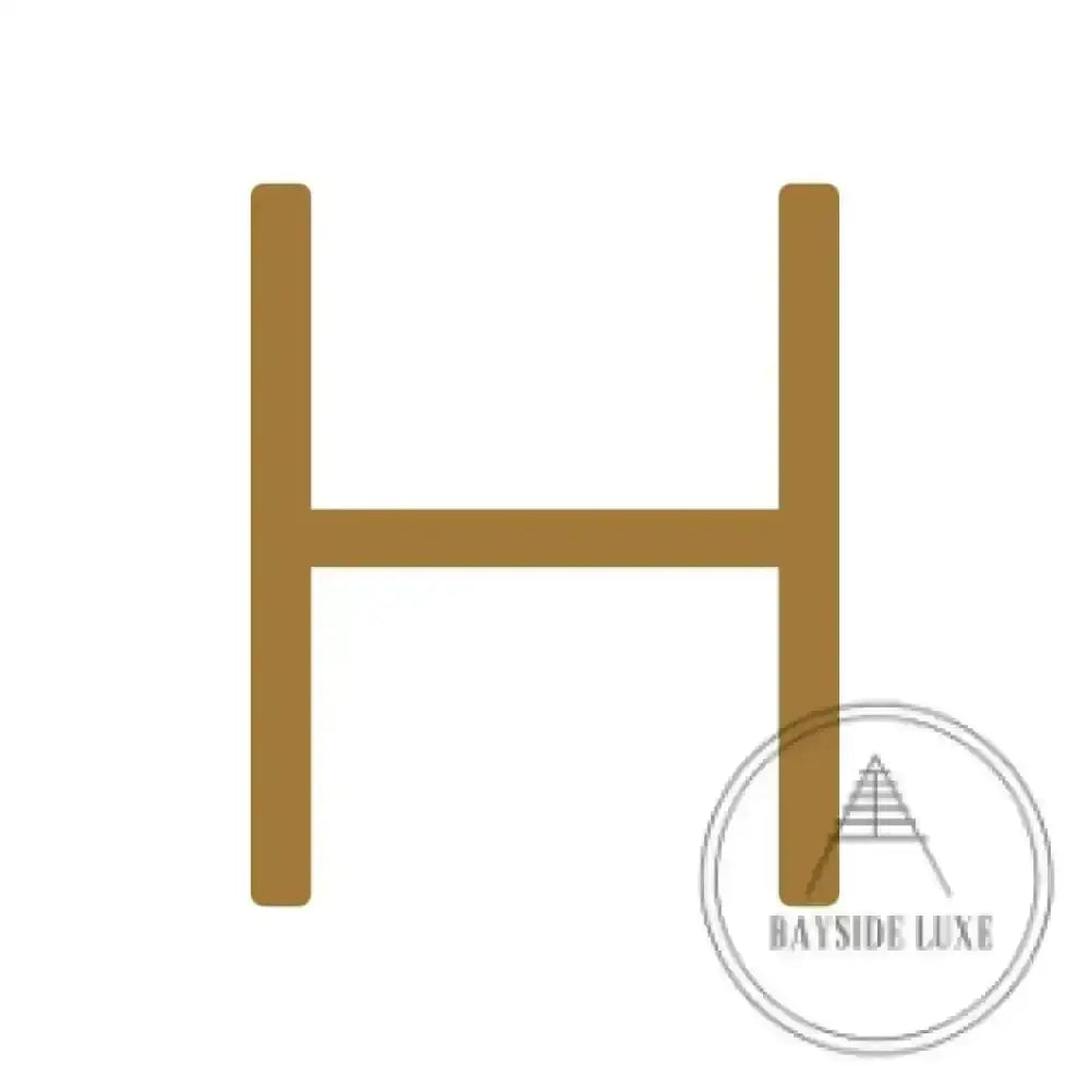 House Numbers and Letters Bayside Luxe Signage - Hammered Antique Brass Floating Numbers and Letters - Noosa 10cm