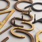 House Numbers and Letters Bayside Luxe Signage - Solid Antique Brass Floating Numbers and Letters - Watson's Bay 10cm