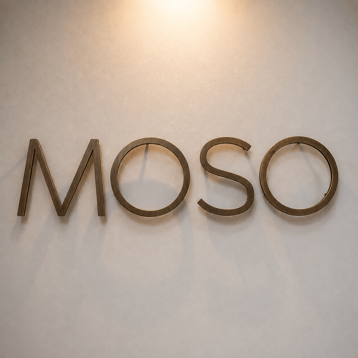 House Numbers and Letters Bayside Luxe Signage - Solid Antique Brass Floating Numbers and Letters - Watson's Bay 15cm