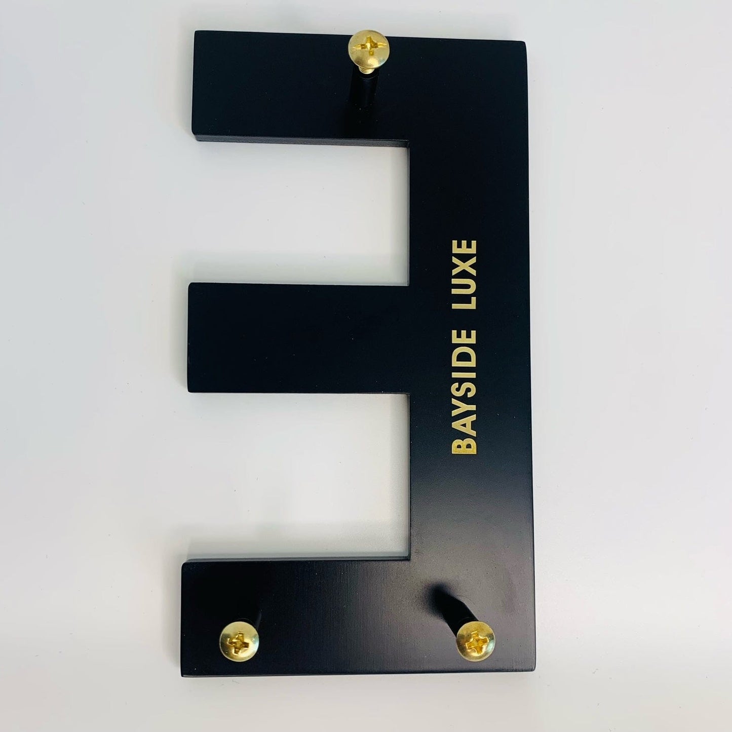 House Numbers and Letters Bayside Luxe Signage - Solid Black Floating House Numbers and Letters - Beaumaris Bay 10 cm
