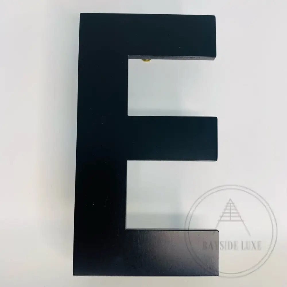 House Numbers and Letters Bayside Luxe Signage - Solid Black Floating Numbers and Letters - Beaumaris Bay 20 cm