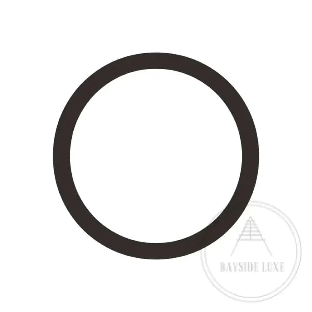 House Numbers and Letters Bayside Luxe Signage - Solid Brass Black Numbers and Letters - Watson's Bay 15cm