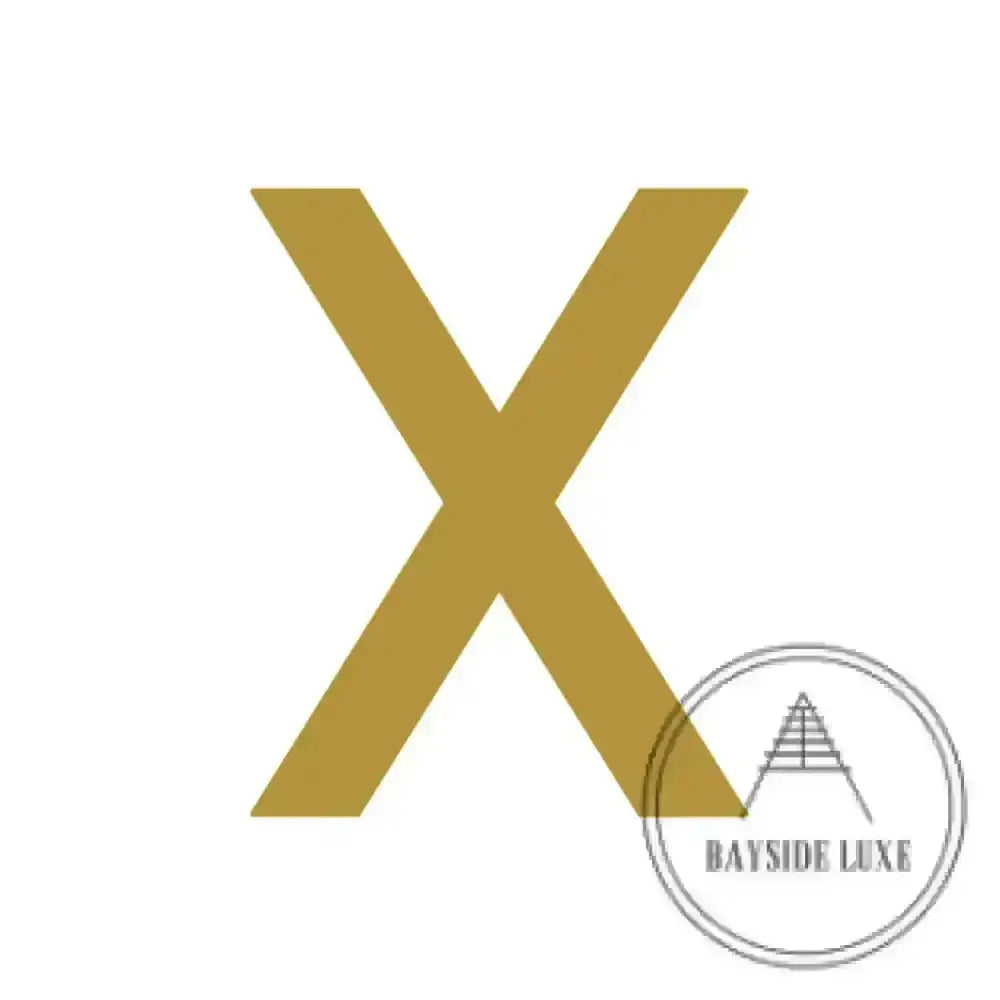 House Numbers and Letters Bayside Luxe Signage - Solid Satin Brass Floating Numbers and Letters - Beaumaris Bay 10cm