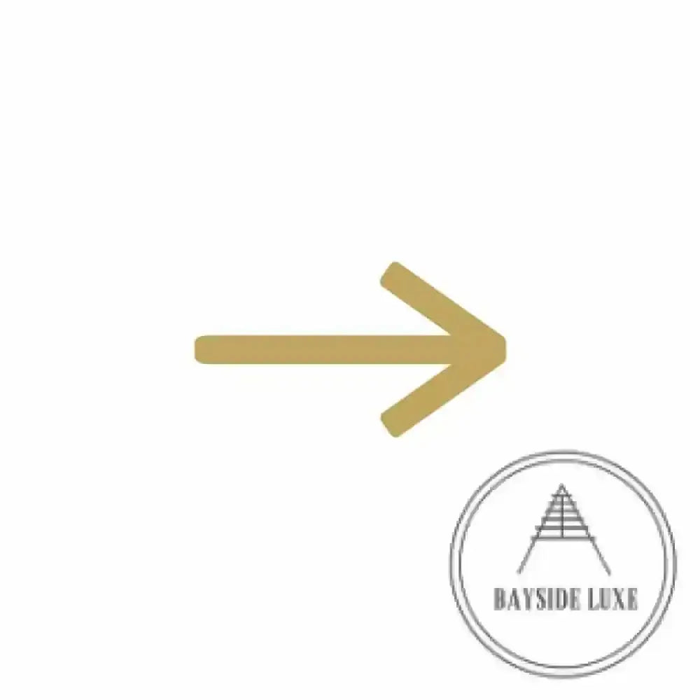 House Numbers and Letters Bayside Luxe Signage - Solid Satin Brass Floating Numbers and Letters - Watson's Bay 10cm