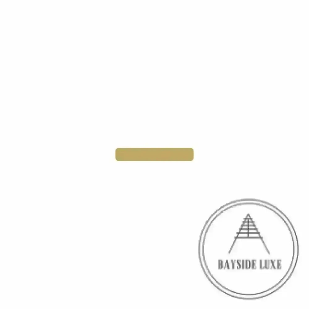 House Numbers and Letters Bayside Luxe Signage - Solid Satin Brass Floating Numbers and Letters - Watson's Bay 10cm