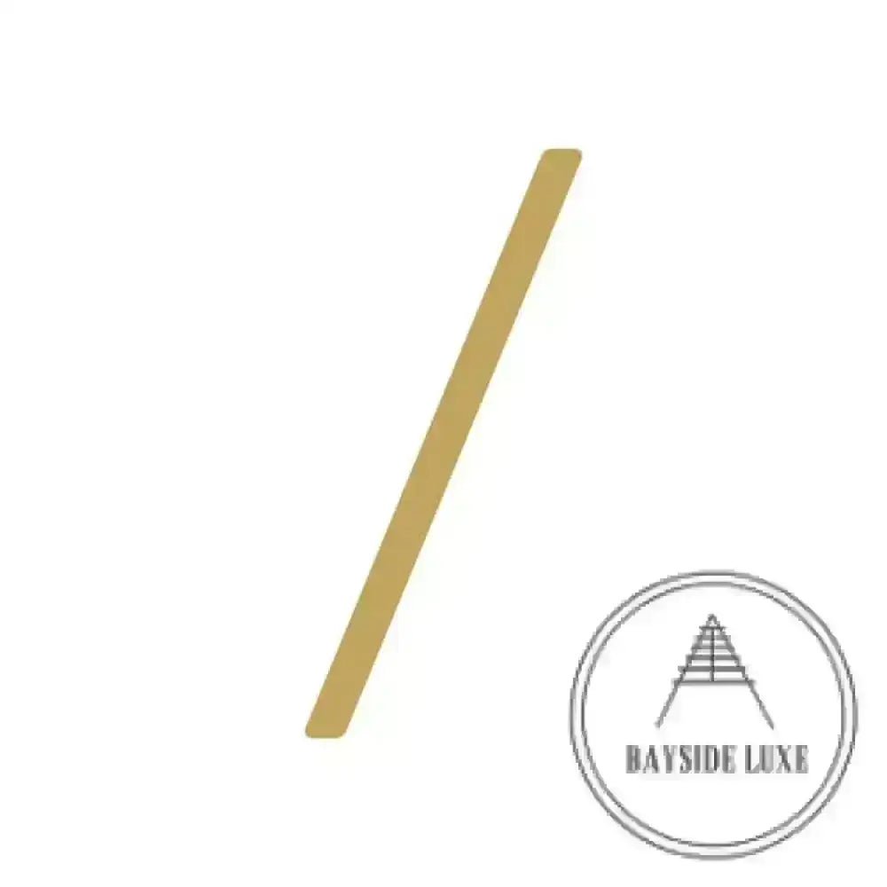 House Numbers and Letters Bayside Luxe Signage - Solid Satin Brass Floating Numbers and Letters - Watson's Bay 15cm