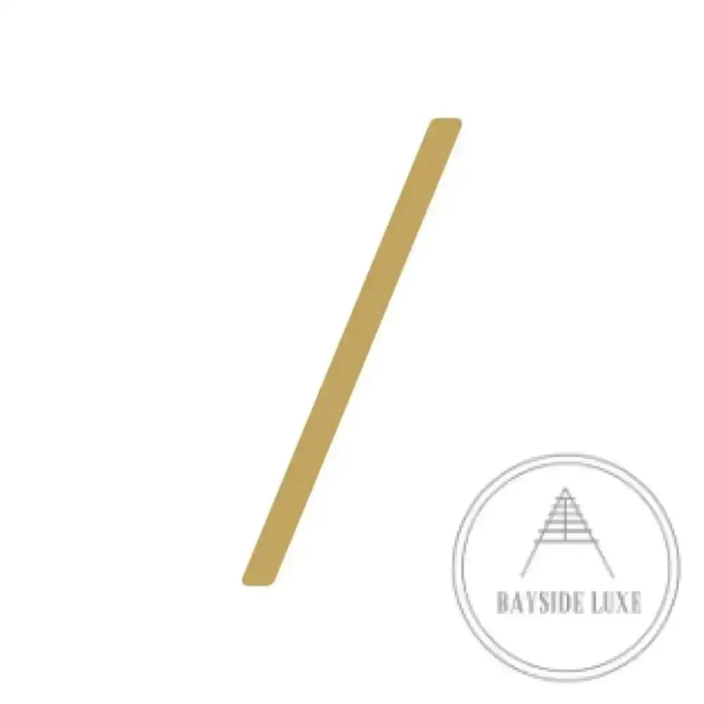 House Numbers and Letters Bayside Luxe Signage - Solid Satin Brass Floating Numbers and Letters - Watson's Bay 20cm