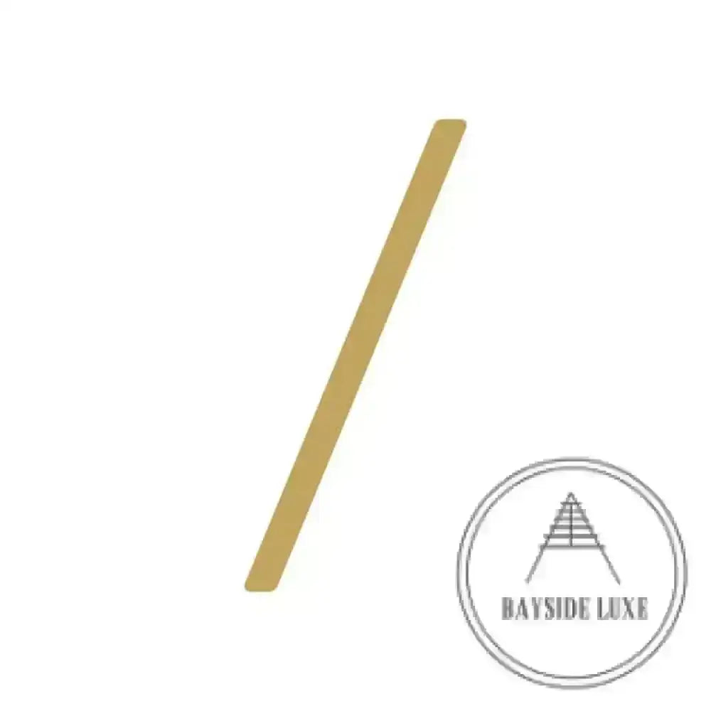 House Numbers and Letters Bayside Luxe Signage - Solid Satin Brass Floating Numbers and Letters - Watson's Bay 25cm