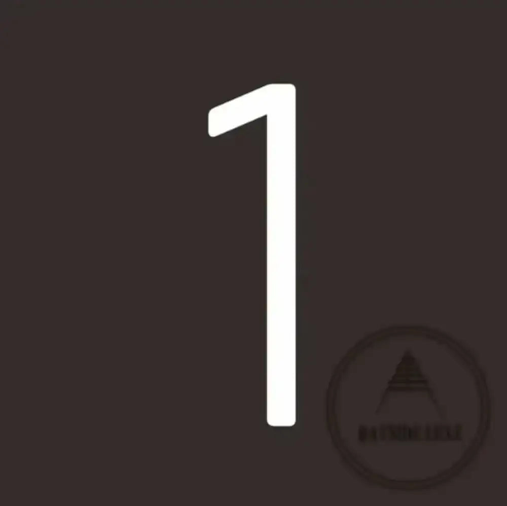 House Numbers and Letters Bayside Luxe Signage - Solid White Brass Numbers and Letters - Watson's Bay 25cm