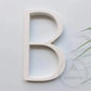 House Numbers and Letters Bayside Luxe - White Floating and Flush House Numbers 125mm
