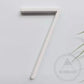 House Numbers and Letters Bayside Luxe - White Floating and Flush House Numbers 125mm