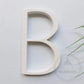 House Numbers and Letters Bayside Luxe - White Floating and Flush House Numbers 125mm