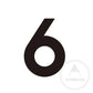 House Numbers and Letters Black / 15cm / 6 Bayside Luxe Signage - Solid Black Floating Numbers and Letters - Beaumaris Bay 15 cm