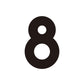 House Numbers and Letters Black / 20 cm / 8 Bayside Luxe Signage - Solid Black Floating House Numbers and Letters - Beaumaris Bay 20 cm