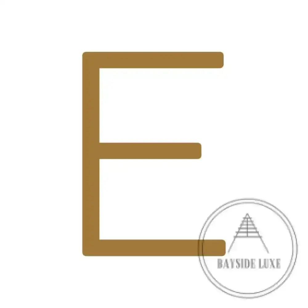 House Numbers and Letters Hammered Antique Brass / 10 cm / E Bayside Luxe Signage - Hammered Antique Brass Floating Numbers and Letters - Noosa 10cm