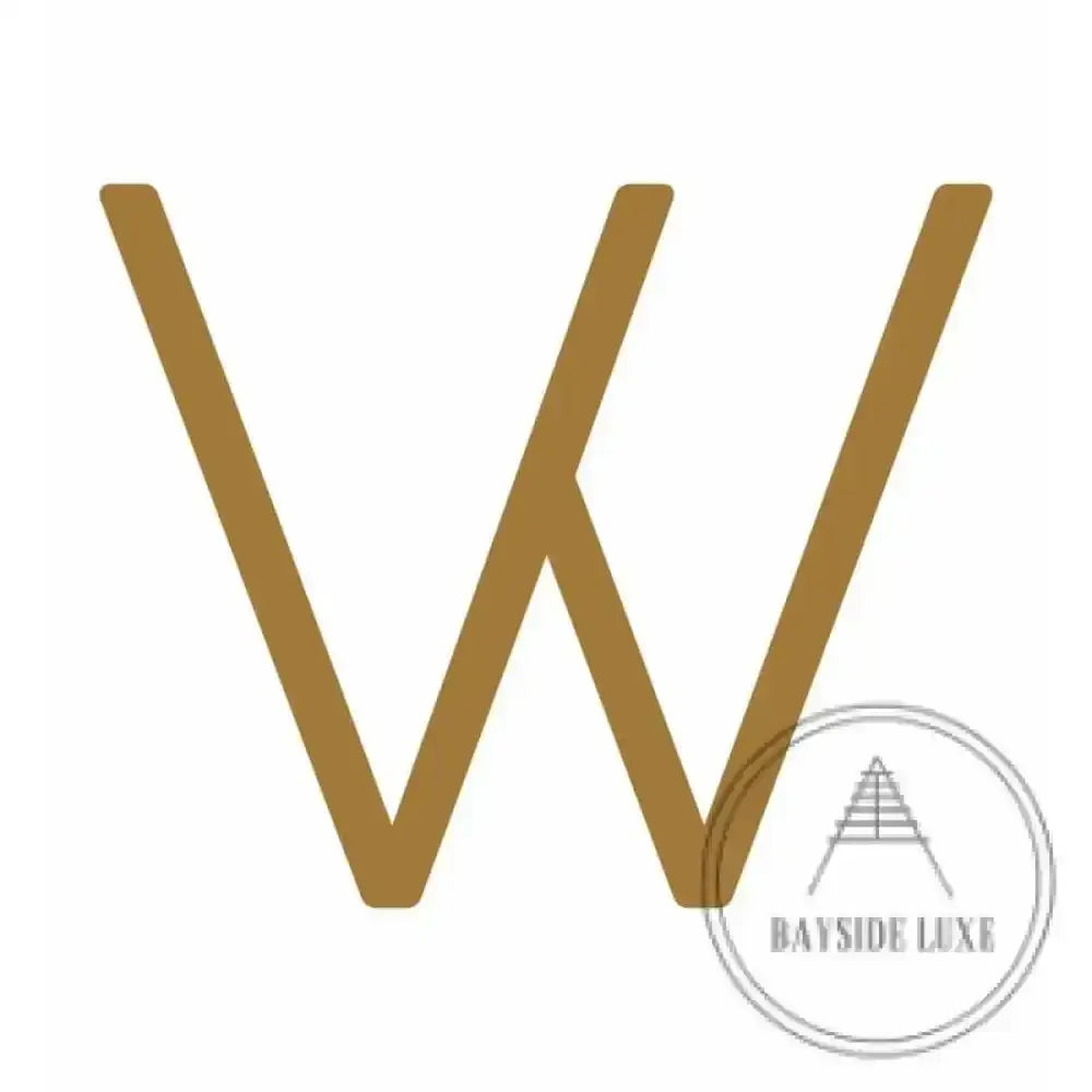 House Numbers and Letters Hammered Antique Brass / 10 cm / W Bayside Luxe Signage - Hammered Antique Brass Floating Numbers and Letters - Noosa 10cm