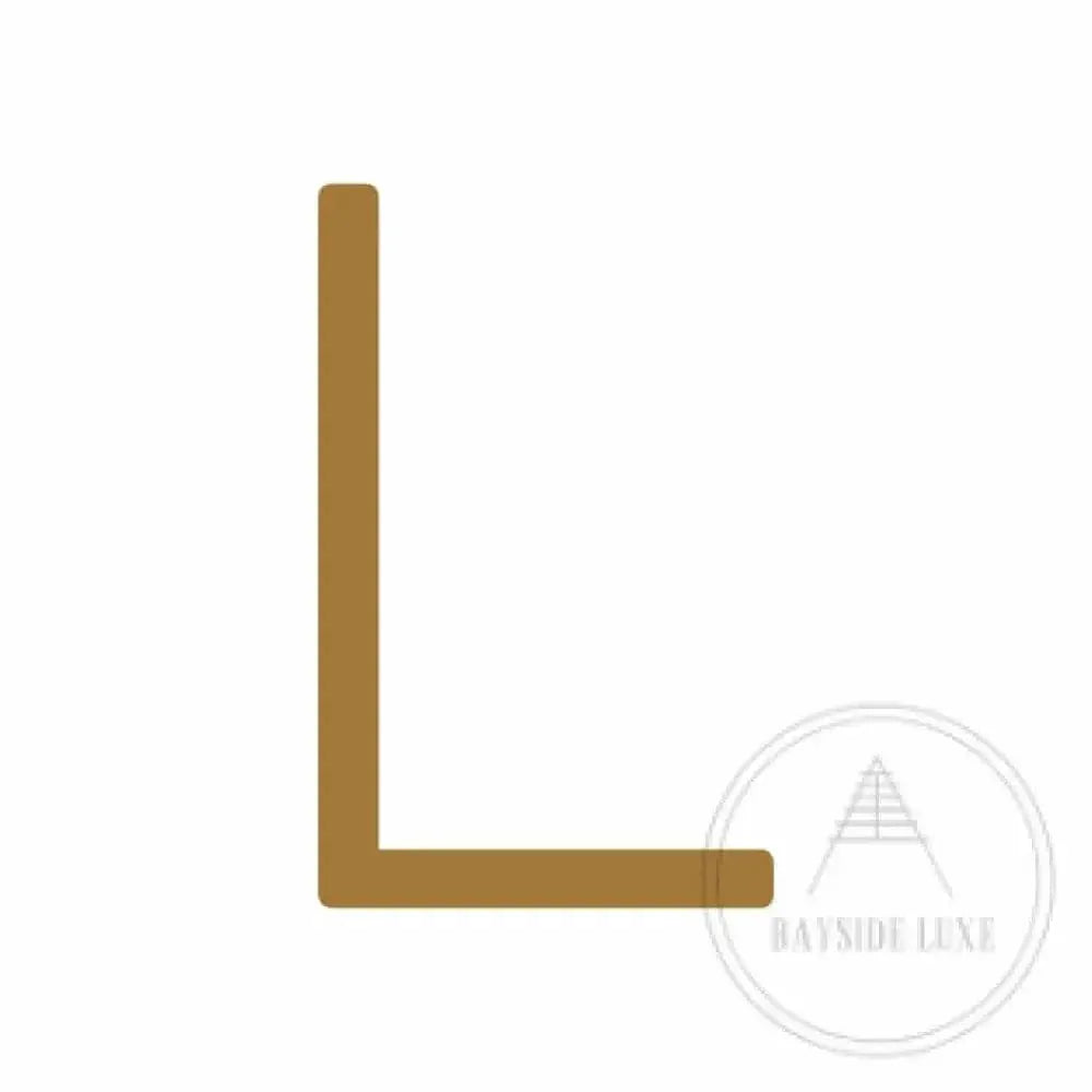 House Numbers and Letters Hammered Antique Brass / 15 cm / L Bayside Luxe Signage - Hammered Antique Brass Floating Numbers and Letters - Noosa 15cm