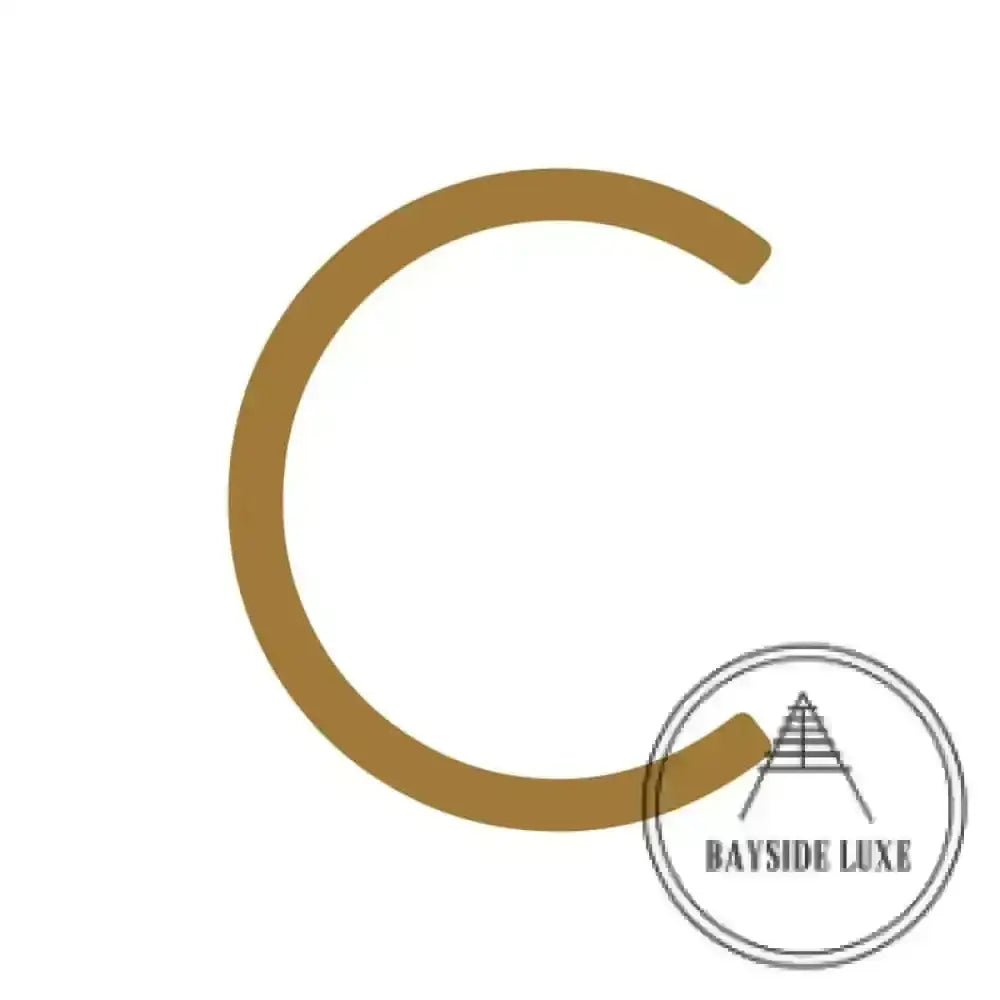 House Numbers and Letters Hammered Antique Brass / 20 cm / C Bayside Luxe Signage - Hammered Antique Brass Floating Numbers and Letters - Noosa 20cm