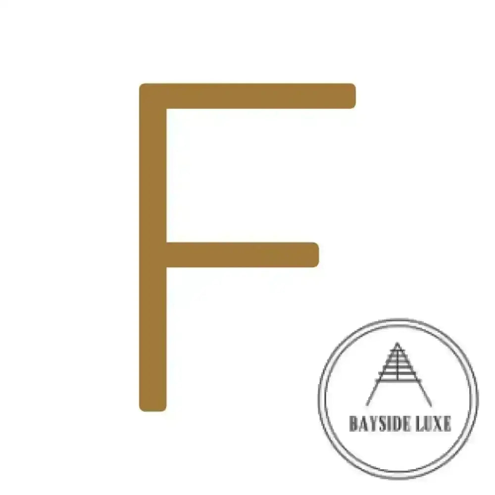 House Numbers and Letters Hammered Antique Brass / 20 cm / F Bayside Luxe Signage - Hammered Antique Brass Floating Numbers and Letters - Noosa 20cm