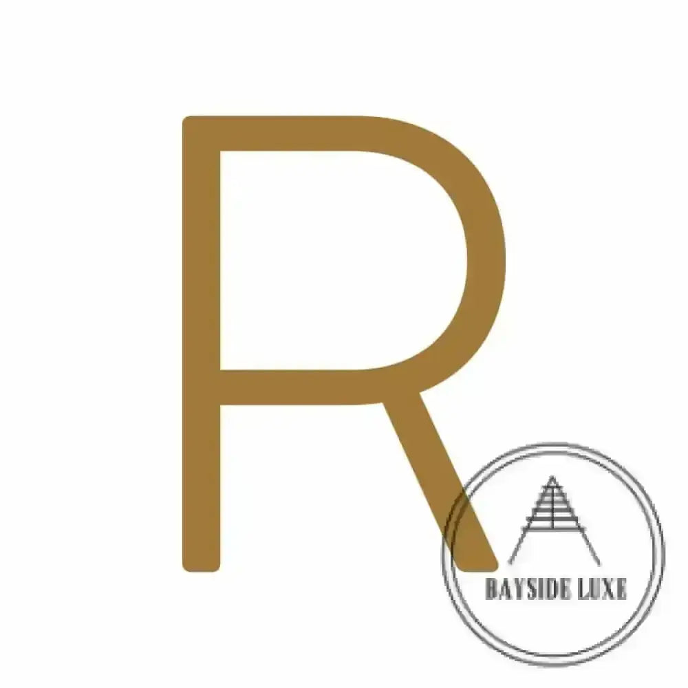 House Numbers and Letters Hammered Antique Brass / 20 cm / R Bayside Luxe Signage - Hammered Antique Brass Floating Numbers and Letters - Noosa 20cm