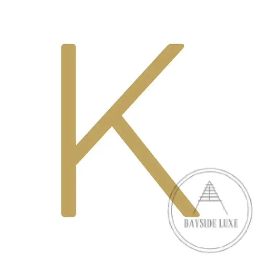 House Numbers and Letters Hammered Satin Brass / 10 cm / K Bayside Luxe Signage - Hammered Satin Brass Floating Numbers and Letters - Noosa 10cm