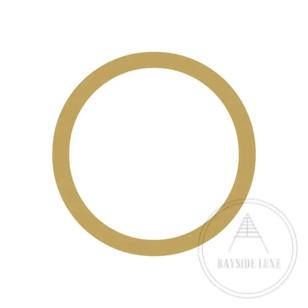 House Numbers and Letters Hammered Satin Brass / 20 cm / O Bayside Luxe Signage - Hammered Satin Brass Floating Numbers and Letters - Noosa 20cm