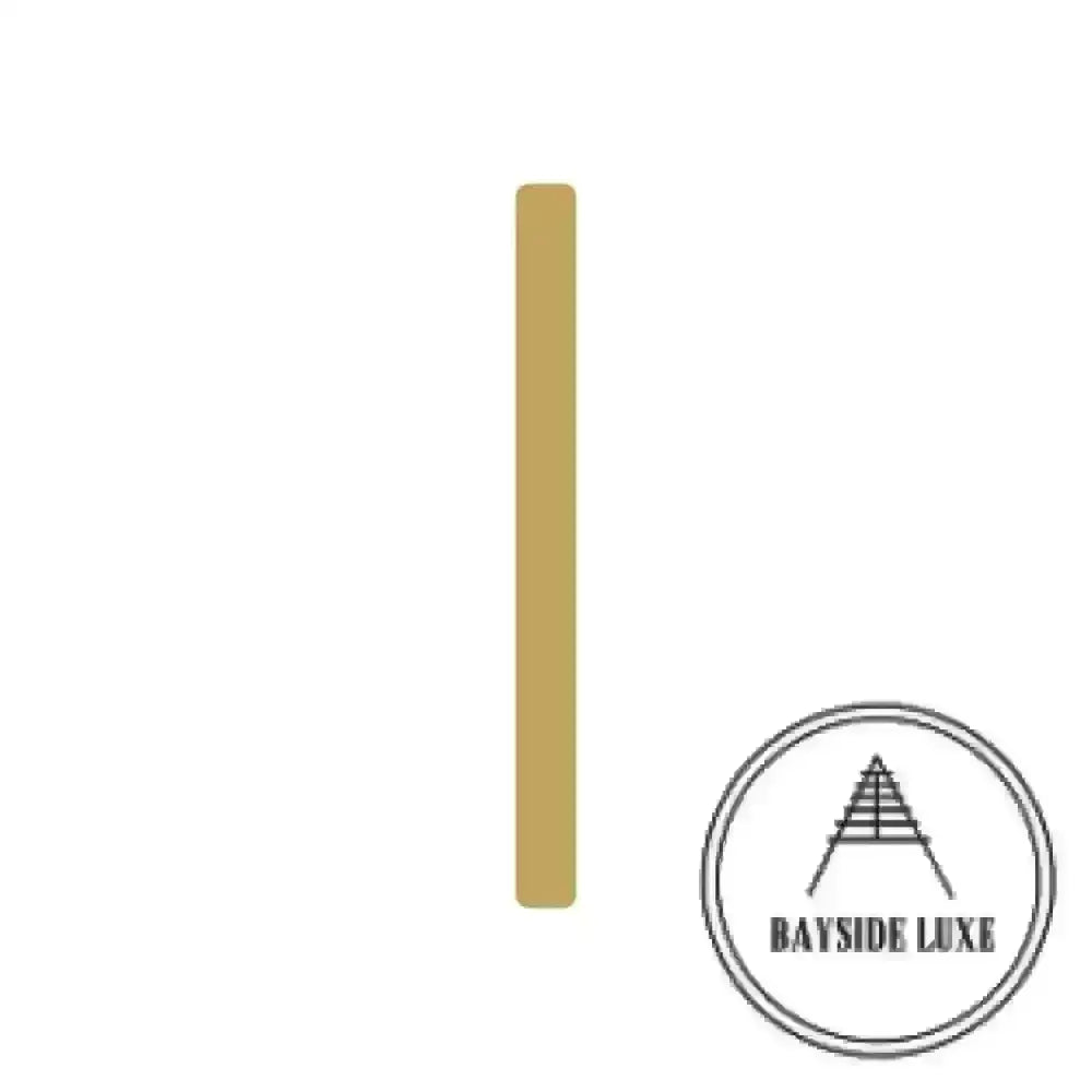 House Numbers and Letters Solid Brass - Hammered Satin Brass / 25 cm / I Bayside Luxe Signage - Hammered Satin Brass Floating Numbers and Letters - Noosa 25cm