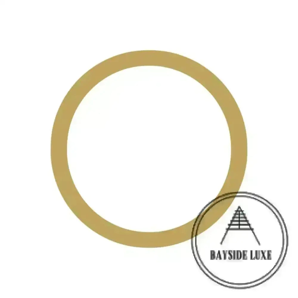 House Numbers and Letters Solid Brass - Hammered Satin Brass / 25 cm / O Bayside Luxe Signage - Hammered Satin Brass Floating Numbers and Letters - Noosa 25cm