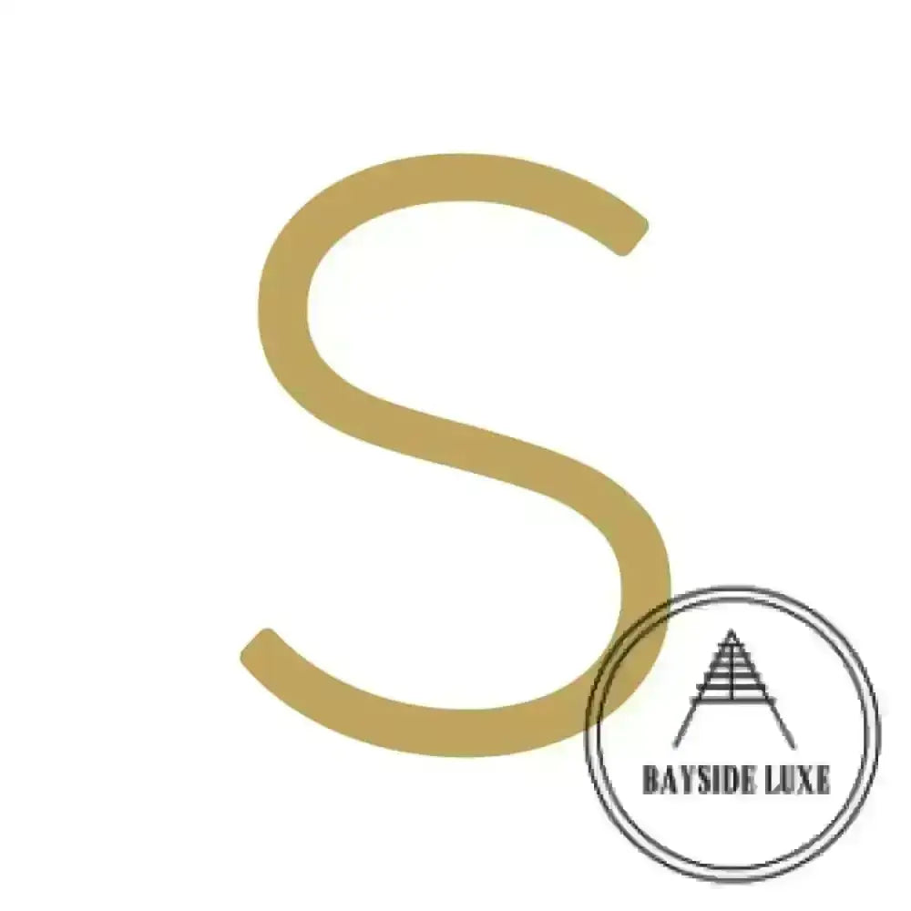 House Numbers and Letters Solid Brass - Hammered Satin Brass / 25 cm / S Bayside Luxe Signage - Hammered Satin Brass Floating Numbers and Letters - Noosa 25cm