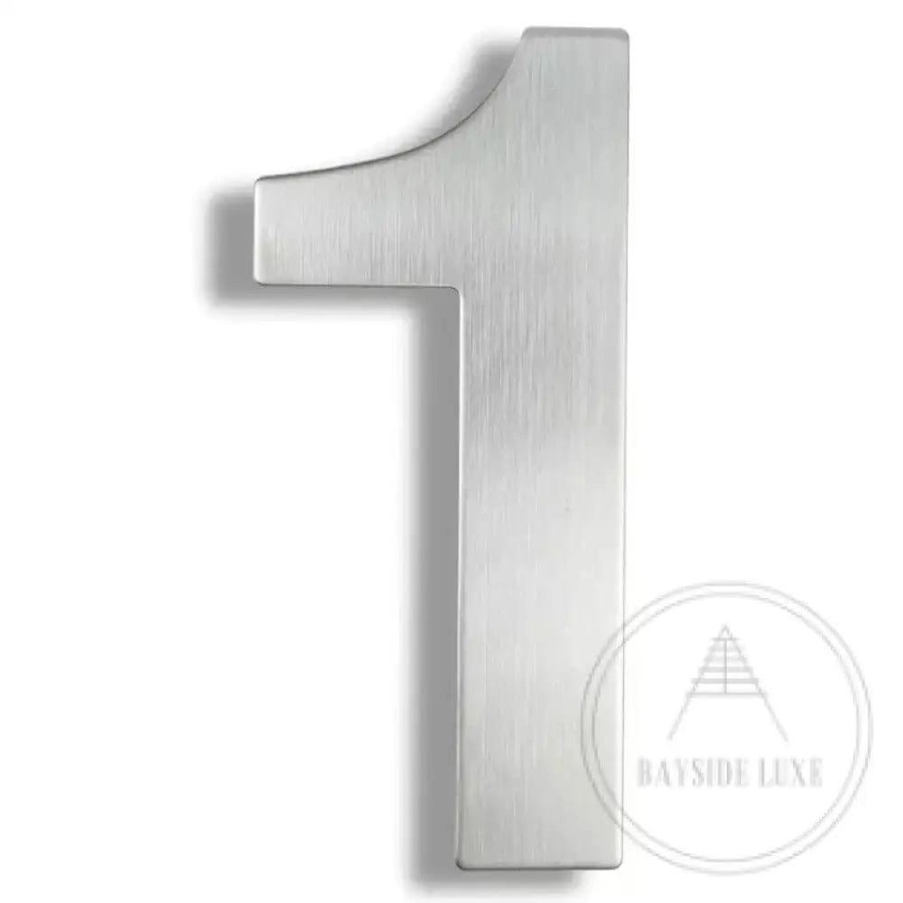 House Numbers Bayside Luxe Large Floating Numbers - Steel 200mm