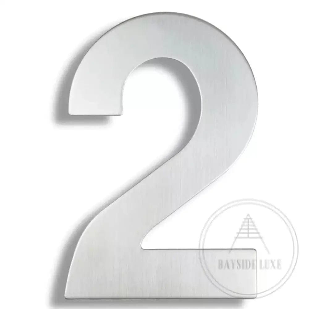 House Numbers Bayside Luxe Large Floating Numbers - Steel 200mm