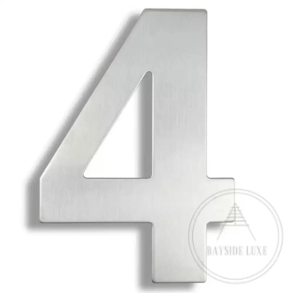 House Numbers Bayside Luxe Large Floating Numbers - Steel 200mm