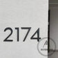House Numbers Modern Bayside Luxe Floating House Numbers - Black 150mm
