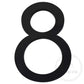 House Numbers Modern Bayside Luxe Floating House Numbers - Black 150mm