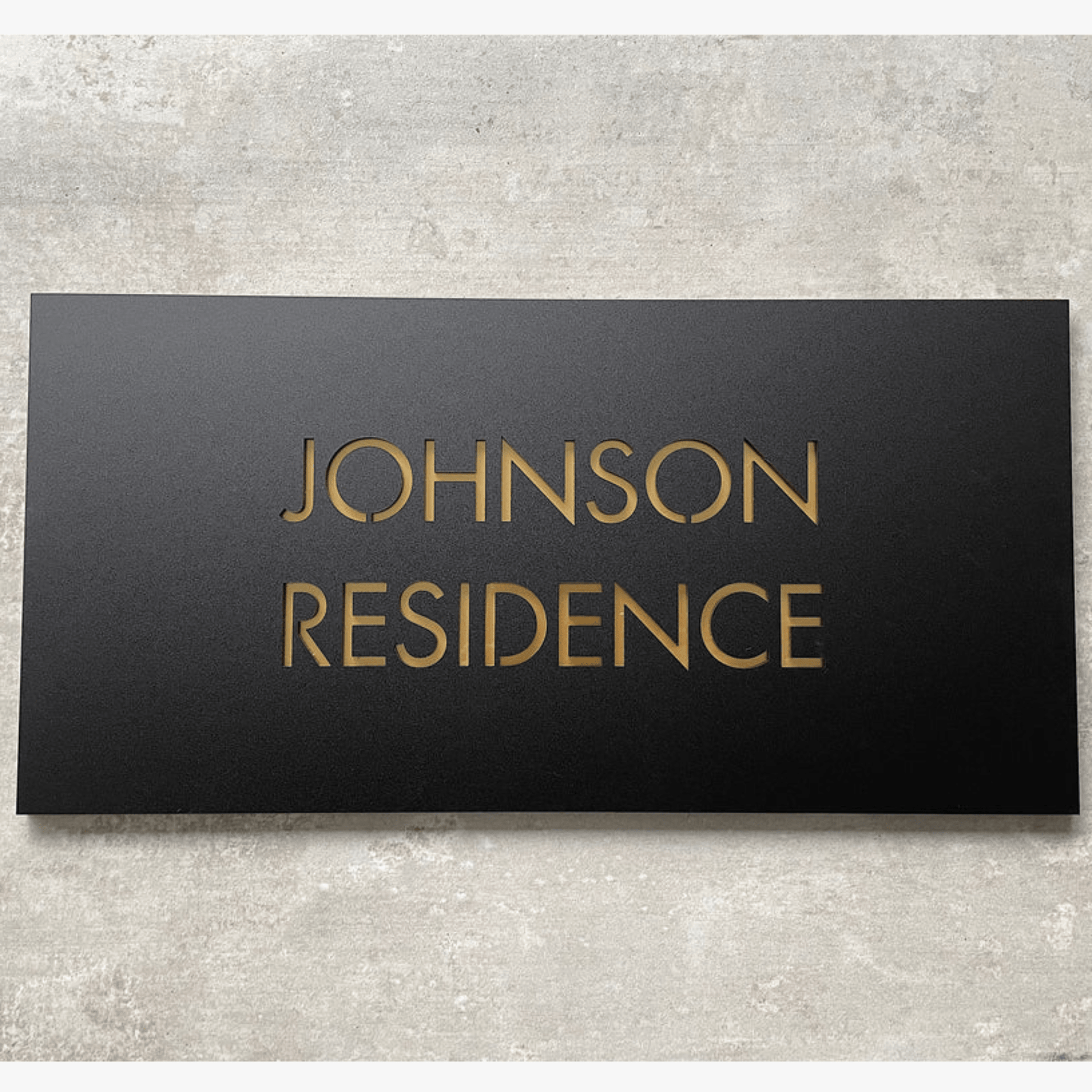 House Sign Bayside Luxe - Personalised Airbnb or Home Sign