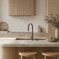 Kitchen Portsea Gooseneck Kitchen Mixer with Pullout Spray - Gunmetal