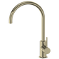 Kitchen Vaucluse Gooseneck Kitchen Mixer Tap Satin Brass