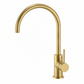 Kitchen Vaucluse Gooseneck Kitchen Mixer Tap - Satin Brass