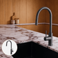 Kitchen Vaucluse Gooseneck Kitchen Mixer with Pullout Spray - Gunmetal
