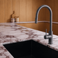 Kitchen Vaucluse Gooseneck Kitchen Mixer with Pullout Spray - Gunmetal