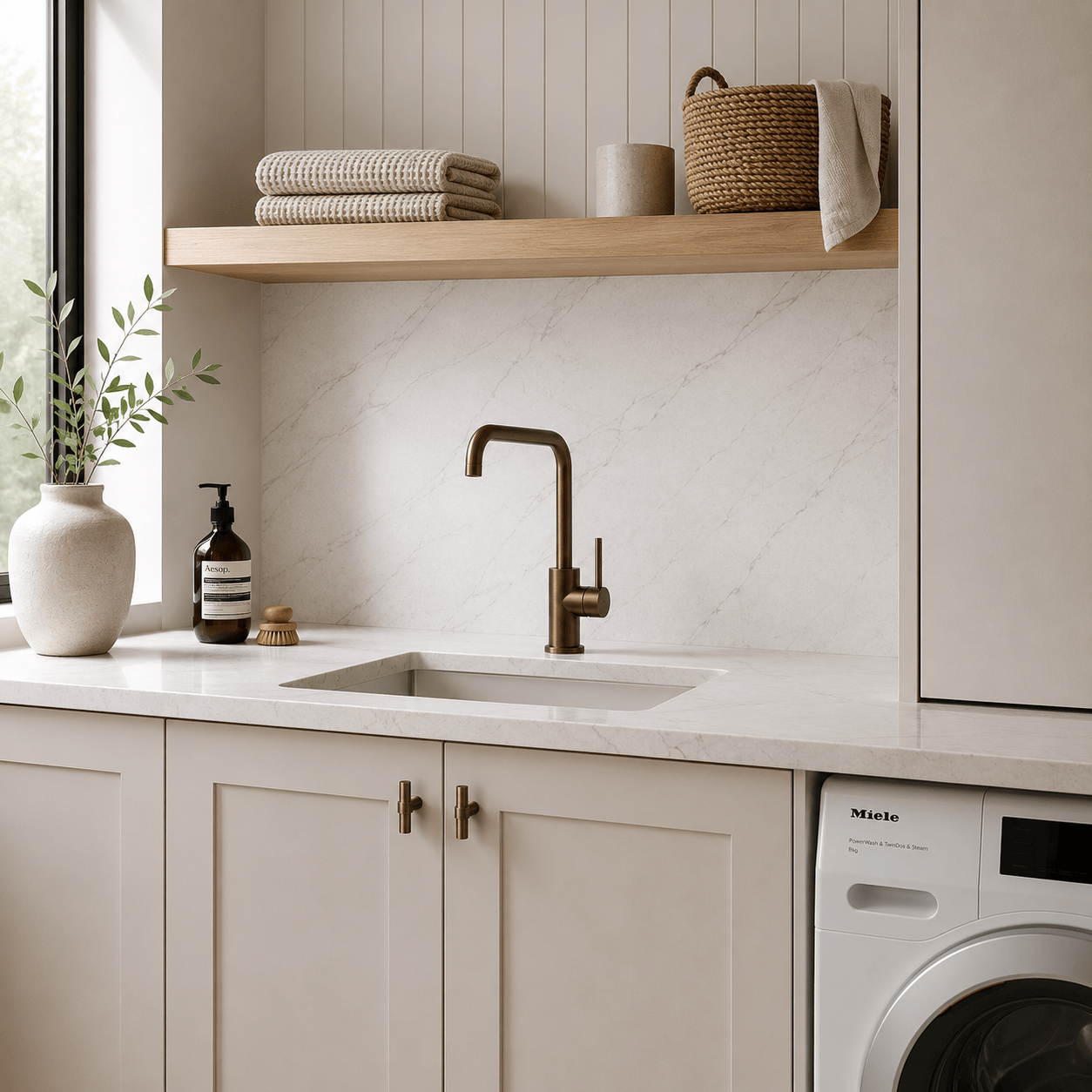 Kitchen Vaucluse Studio Kitchen Mixer Tap - Antique Brass