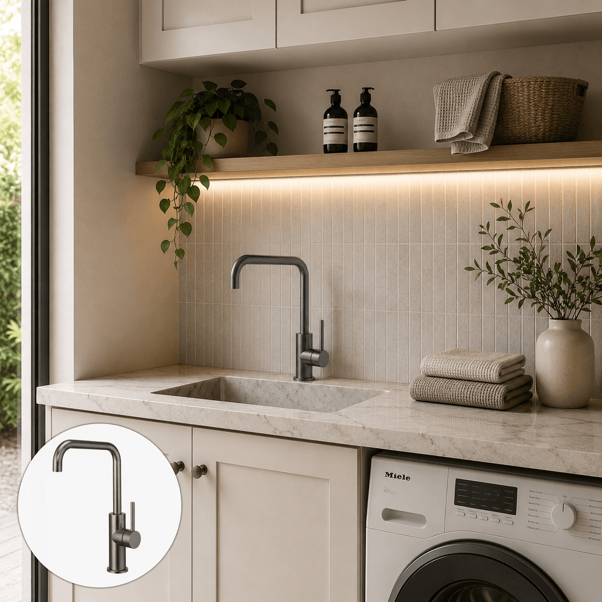 Kitchen Vaucluse Studio Kitchen Mixer Tap - Gunmetal