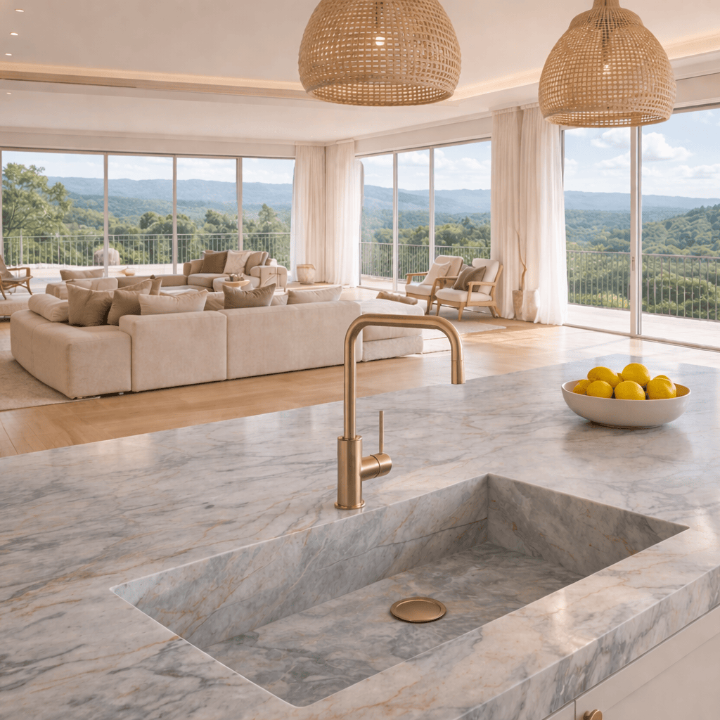 Kitchen Vaucluse Studio Kitchen Mixer Tap - Satin Brass