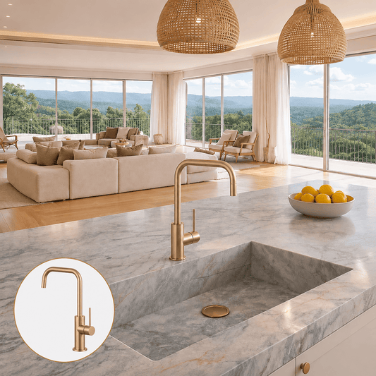 Kitchen Vaucluse Studio Kitchen Mixer Tap - Satin Brass