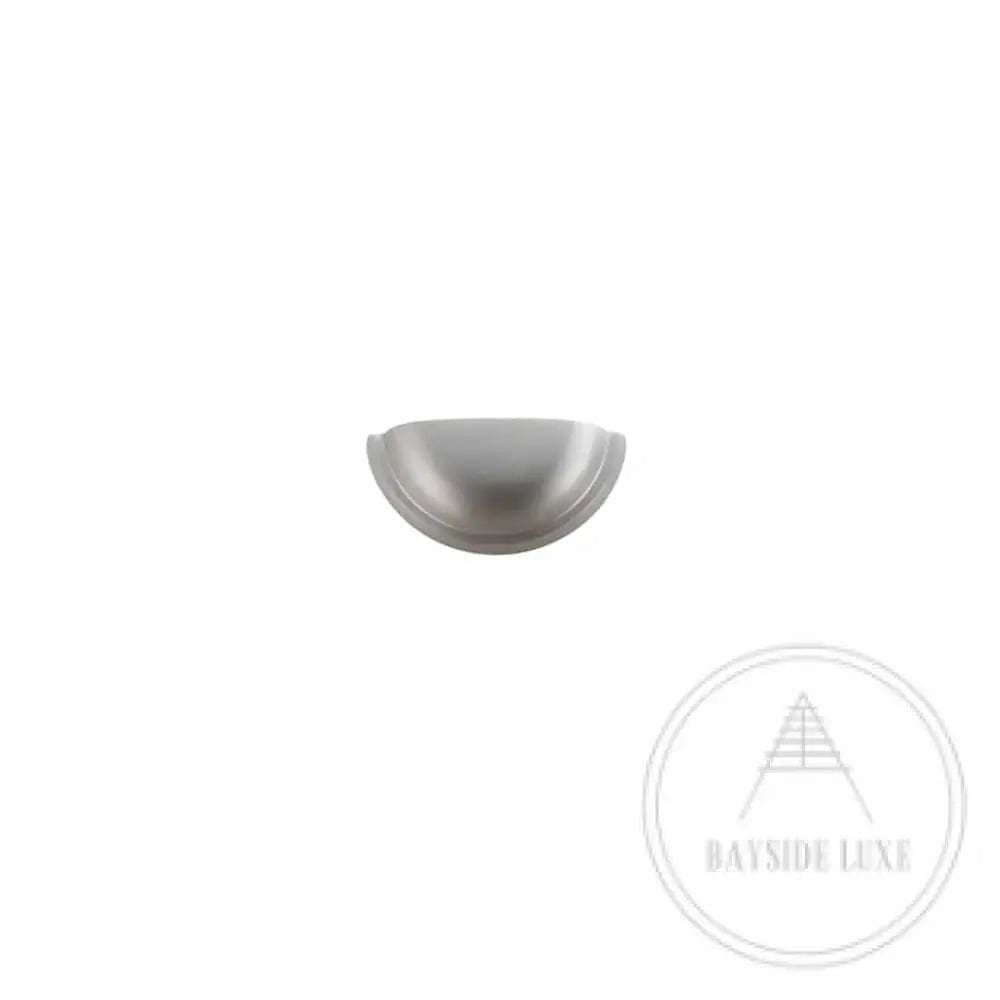 Nickel Bayside Luxe - Ascot Solid Brass Cup Pull